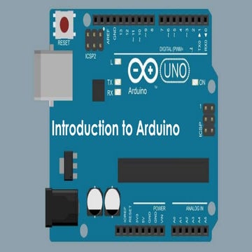 Arduino-101-Workshop (Introduction to Arduino and motor driver) | PPT