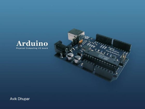 PPT ON Arduino | PPTX