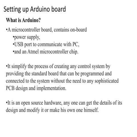 Arduino.pptx | Computer Peripherals | Computing