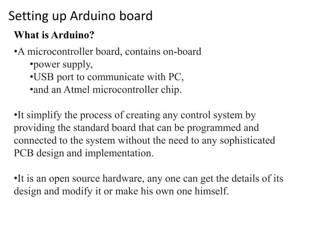 Arduino.pptx | Computer Peripherals | Computing