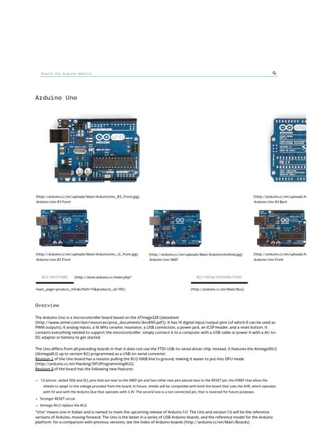 What are the different types of arduino boards