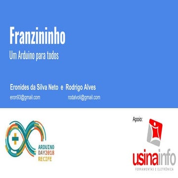 Workshop Franzininho: um Arduino para todos