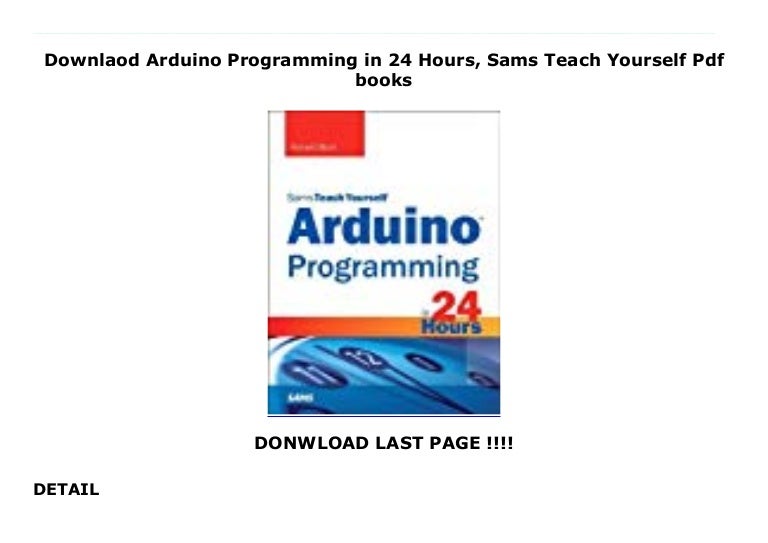 arduino programming book