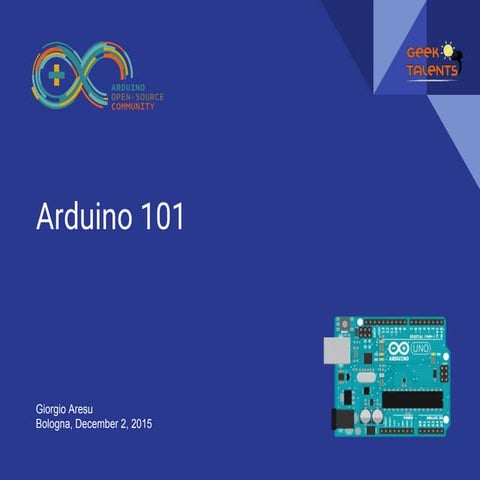 Arduino 101 | PPT