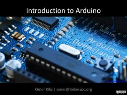 Introducing the Arduino | PPT
