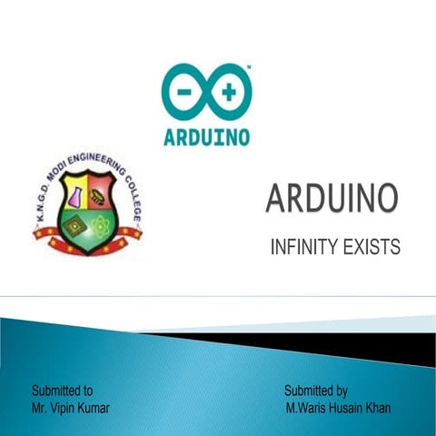 Arduino presentation by_warishusain | PPT