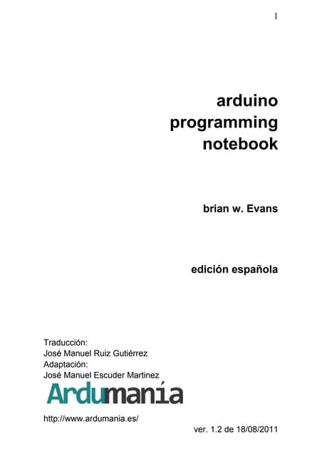 Arduino programacion