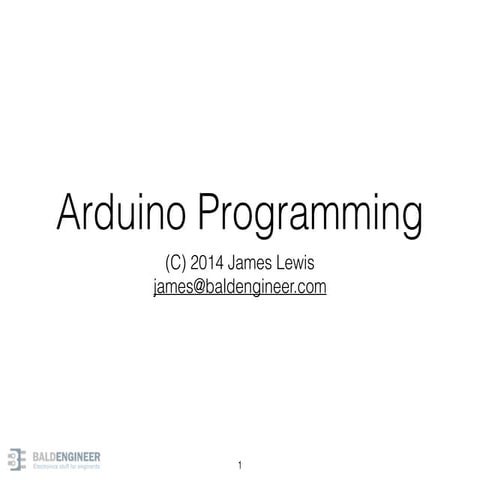 Basics of arduino uno