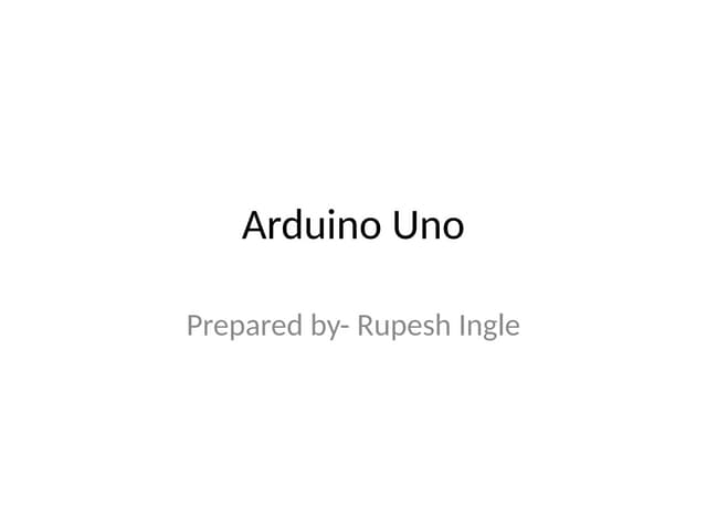 Basic Information of Arduino Uno ATmega328P microcontroller