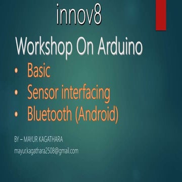 Arduino workshop | PPT