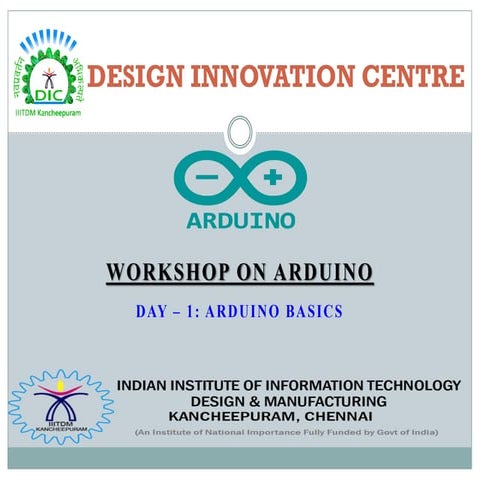 Arduino Workshop Day 1 - Basic Arduino | PDF
