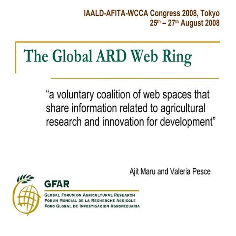 The Global ARD Web Ring