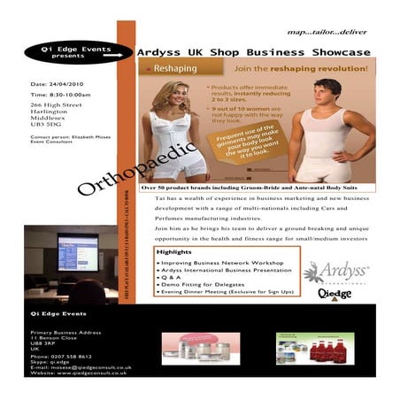 Ardyss Uk Shop Business Flyer