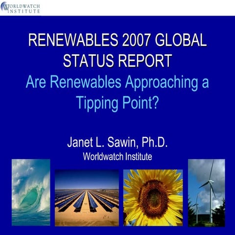 Are Renewables Approaching a Tipping Point?