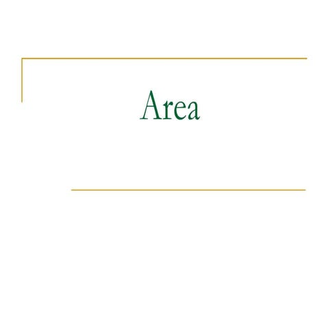 Area