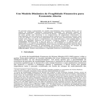 Um Modelo Dinâmico de Fragilidade F...