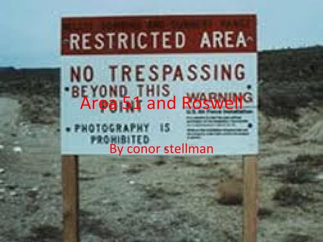 Area 51 and roswell