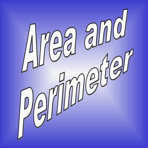 Area And Perimeter
