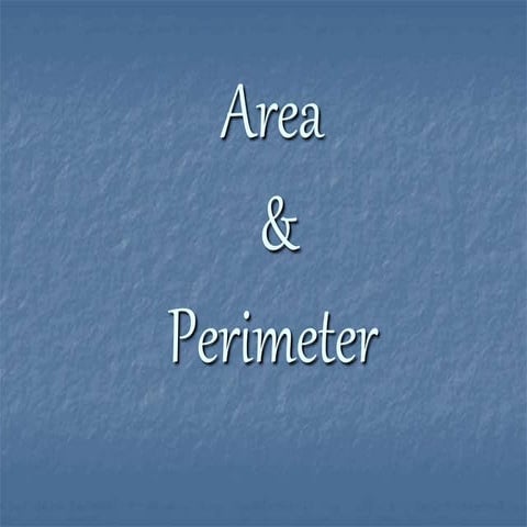 area and perimeter.ppt