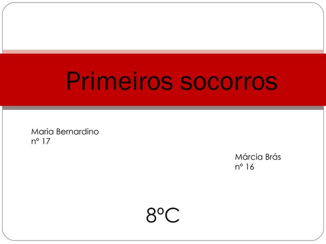 Area De Projecto 1.Os Socorros