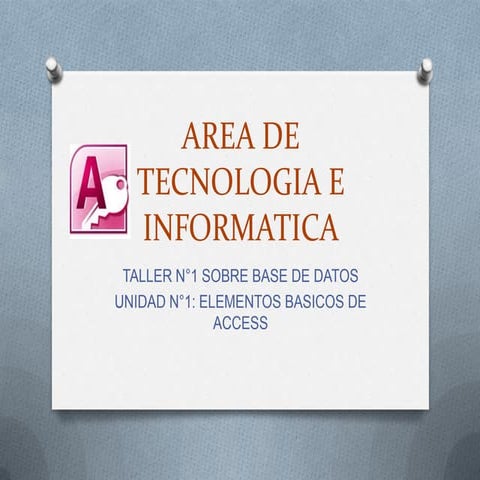 Taller sobre Bases de datos 