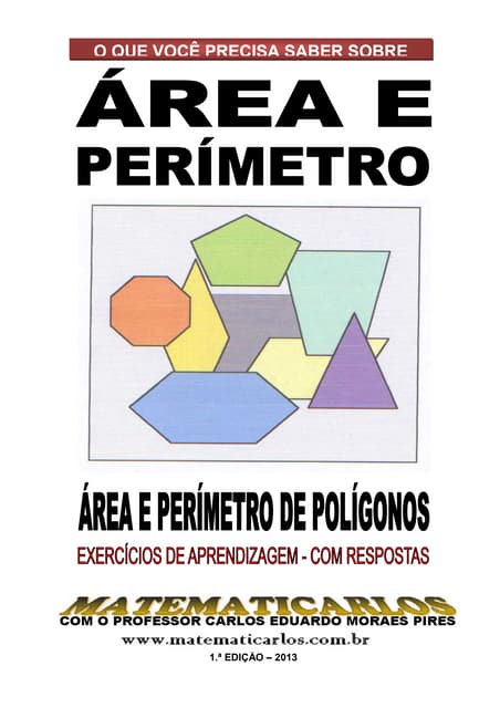 Area e perimetro   exercicio de apr...