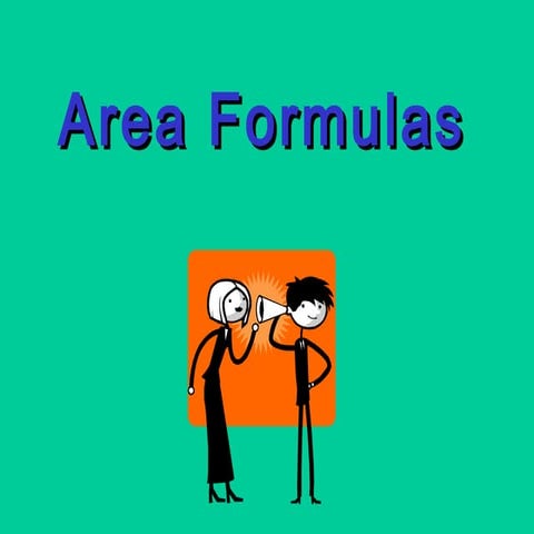 Area formulas