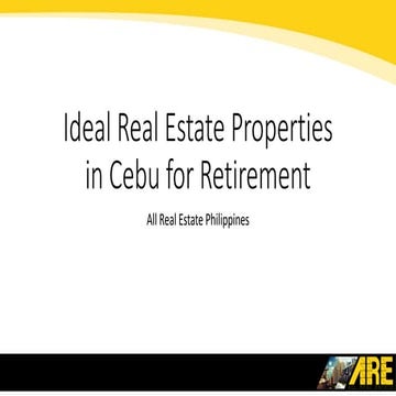 Cebu RealEstate Investment Properties