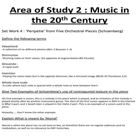 Schoenburg- AREA OF STUDY 2