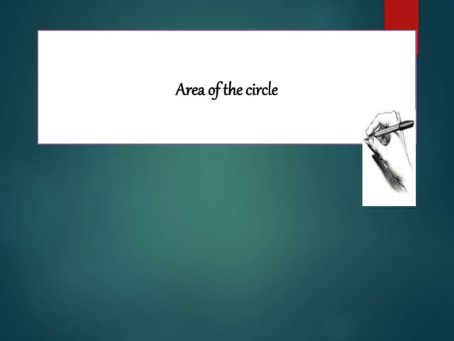 Area of the circle