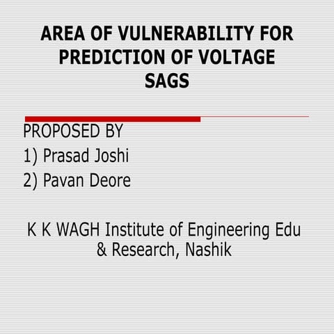 Area of vulnerabilty