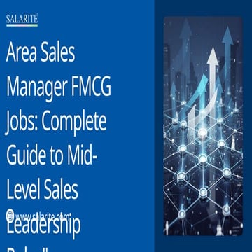 Area Sales Manager FMCG Jobs Complete Guide to Mid-Level Sales ...