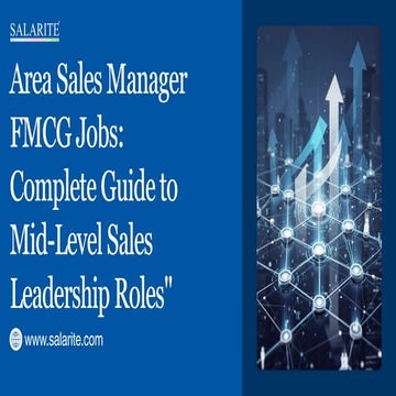 Area Sales Manager FMCG Jobs Complete Guide to Mid-Level Sales ...