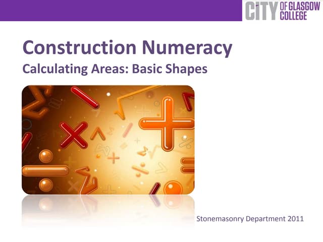 Calculating the Area of Basic Shapes