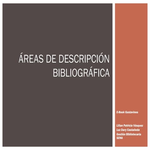 Areas de Catalogacion
