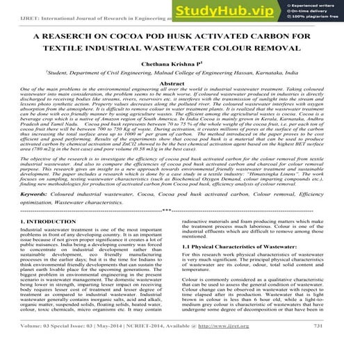 Water pollution in Textile Industry | PPTX