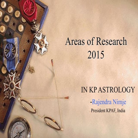 Areas of KP research 2015