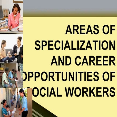 Areas of specialization and career opportunities of SW