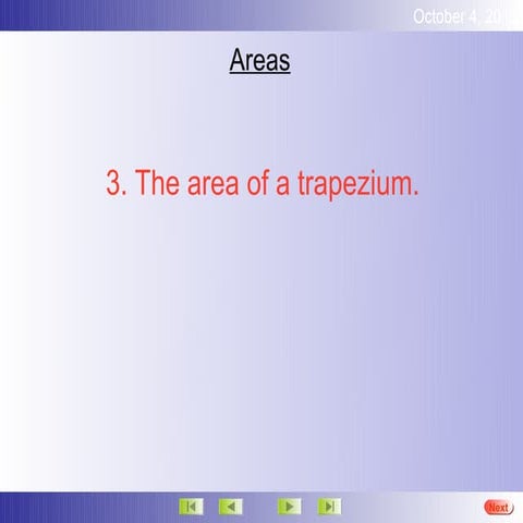 Area trapezia