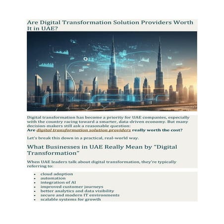 Are Digital Transformation Solution Providers Worth It in UAE.pdf