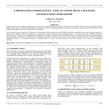 A reduced complexity and an efficient channel