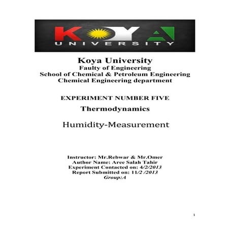 Humidity-Measuremente