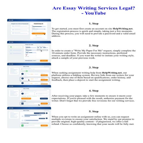 Are Essay Writing Services Legal - YouTube