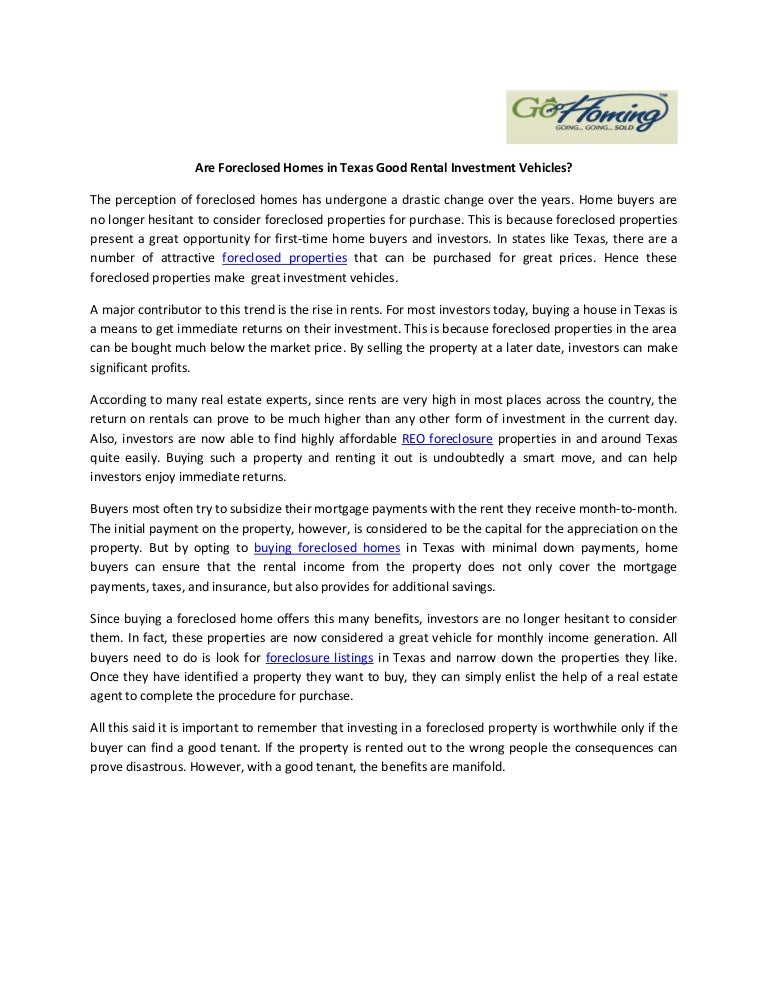 can first time home buyers buy a foreclosure