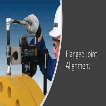 Flanged Joint Alignment