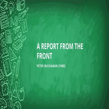 A report from the front 1111111111111.pptx