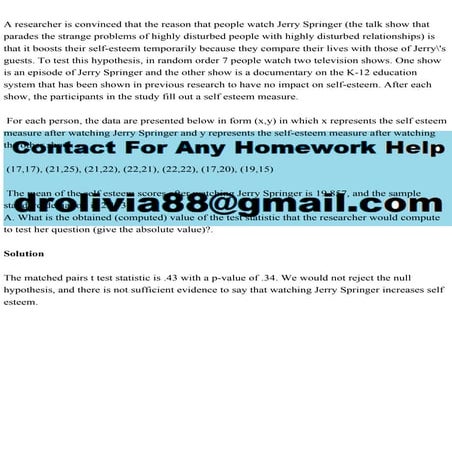 A researcher is convinced that the reason that people watch Jerry Sp.pdf