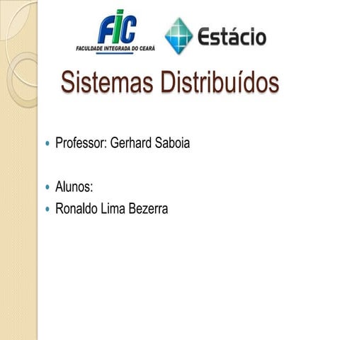 Sistemas Distribuidos, Middleware e RPC