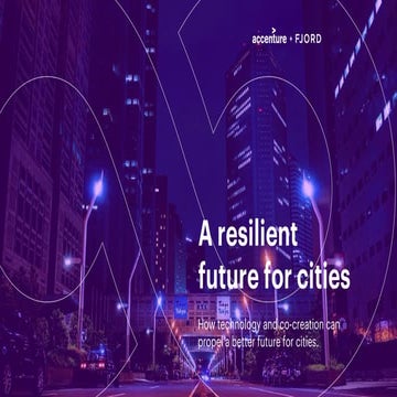 A Resilient Future for Cities