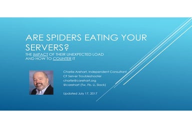Are spiders eating your server